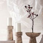 Product Image 3 for Candle Holder Eris Rustic Sand from BIDKHome