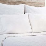 Product Image 3 for Brussels Quilted Cotton Euro Sham - White from Pom Pom at Home