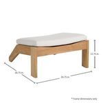 Product Image 16 for Ashland Teak Adirondack Ottoman from Summer Classics