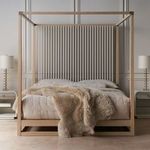 Product Image 7 for Pinstripe Light Sun Drenched Oak Queen Bed from Caracole