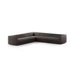Product Image 8 for Augustine 126" 3-Piece Leather Deacon Wolf Sectional from Four Hands