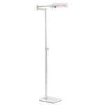 Product Image 3 for Noble Steel Floor Task Reading Lamp - Polished Nickel from Regina Andrew Design