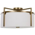 Product Image 3 for Colfax Brass 3 Light Semi Flush from Uttermost