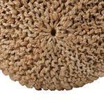 Product Image 6 for Azene Handmade Solid Tan Cylinder Pouf 20" x 20" x 14" from Jaipur 
