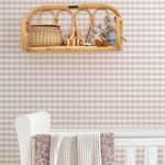 Product Image 5 for Laura Ashley Gingham Pale Amethyst Purple Removable Wallpaper from Graham & Brown
