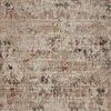 Full top view showing overall abstract distressed pattern of Leigh Ivory Multi Rug