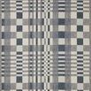 Rainier Ivory Denim Rug featuring a geometric pattern in neutral ivory and blue tones, flat woven polypropylene pile.