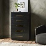 Product Image 20 for Suki Tall Boy Burnished Black Wooden Dresser from Four Hands