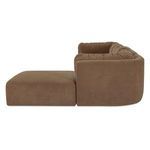 Matina Lounge Modular Sectional side profile emphasizing the curved armrest and thick cushions