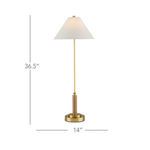 Product Image 9 for Ippolito Brass Console Lamp from Currey & Company