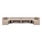 Product Image 1 for Senna Outdoor Dining Banquette U Shape - Vintage White from Four Hands