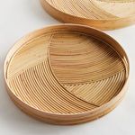 Product Image 3 for Jelani Cane Round Trays, Set Of 2 from Napa Home And Garden