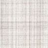 Sammy Ivory/Charcoal Handmade Rug with geometric crisscross pattern in neutral tones, flat woven recycled PET yarn