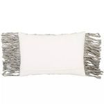 Product Image 6 for Cilo Textured Light Gray/ Ivory Lumbar Pillow from Jaipur 