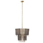 Product Image 8 for Aurora Small Clear and Smoke Seeded Glass Chandelier from Jamie Young
