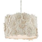 Product Image 1 for Clotilde Cream Pendant from Currey & Company