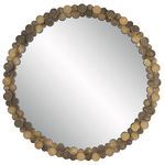 Product Image 5 for Dinar Round Aged Gold Mirror from Uttermost