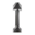 Traipse Cordless Table Lamp in oil-rubbed bronze with slim base and conical shade with bottom diffuser