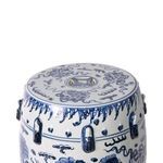 Product Image 4 for Blue & White Garden Stool Lion Motif from Legend of Asia