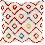 Product Image 1 for Nettie Khaki / Bright Red Pillow from Surya