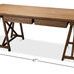 Product Image 5 for Sawhorse Desk  Natural Polished Old Pine from Sarreid Ltd.