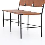 Product Image 7 for Zeke Accent Bench Caramel Leather from Four Hands