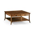 Product Image 1 for Square Country Walnut Coffee Table from Johnathan Charles