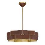 Product Image 2 for Atherton 5-Light Pendant in Warm Brass from Savoy House 
