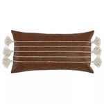 Product Image 1 for Ezekiel Vegan Leather Brown Pillow (Set Of 2) from Classic Home Furnishings
