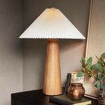 Product Image 16 for Nora Solid Oak Pleated Table Lamp from Four Hands