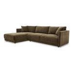 Bryn sectional viewed from front right angle highlighting clean armrests and cushion details