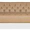 Front view of Nicolla Sofa emphasizing button tufted backrest and seat cushions