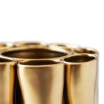 Product Image 2 for Vescovi Gold Ceramic Vase from Arteriors