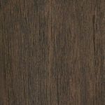 Close-up of stained teak wood grain and finish on bar stool frame