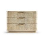 Product Image 3 for Seiche Large Grasscloth Nightstand from Johnathan Charles