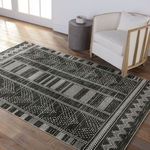 Product Image 5 for Mateo Tribal Black/ Light Gray Area Rug from Jaipur 