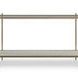 Product Image 2 for Gold Glass Modern Rectangular Perfection Console Table from Caracole