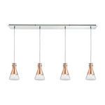 Product Image 1 for Olean 4 Light Pendant In Polished Chrome from Elk Lighting