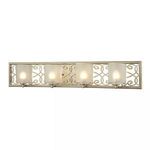 Product Image 1 for Santa Monica 4 Light Vanity In Aged Silver from Elk Lighting