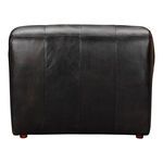 Ramsay Leather Black Chaise Lounge image 3