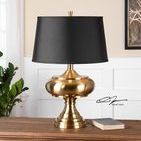Product Image 2 for Jelani Brass Brushed Brass Table Lamp from Uttermost