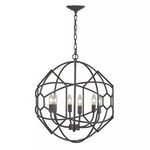 Product Image 1 for Strathroy 6 Light Orb Chandelier With Honeycomb Metal Work By from Elk Home