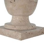 Product Image 5 for Obadiah Travertine Brushed Antique Brass Table Lamp from Gabby