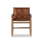 Product Image 13 for Lenz Sonoma Chestnut Leather Dining Armchair from Four Hands
