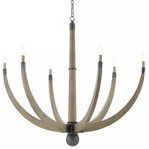 Product Image 3 for Wynter Chandelier from Currey & Company