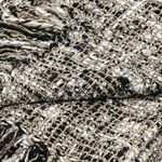 Product Image 3 for Porter Recycled Cotton Blend Fabric  Black 50"x70" Woven Throw Blanket from Classic Home Furnishings