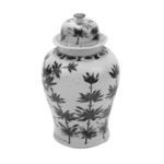 Product Image 4 for White & Brown Bamboo Motif Temple Jar from Legend of Asia