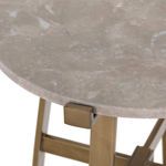 Aline Nightstand Taupe Marble image 5