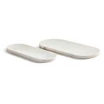 Product Image 1 for Arie White Marble Trays, Set of 2 from Napa Home And Garden