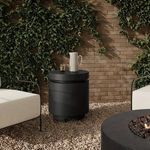 Product Image 4 for Higgins Textured Ebony Outdoor Round Propane Enclosure from Four Hands